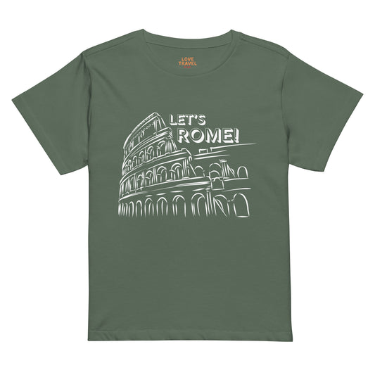 Let's Rome! Women’s High-Waisted T-shirt